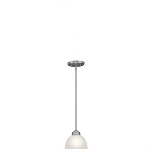 Livex Lighting Somerset Mini Pendant in Brushed Nickel
