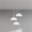 Livex Lighting Somerset 1-Light Contemporary Metal Pendant in Brushed Nickel