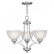 Livex Lighting Somerset Chandelier in Brushed Nickel
