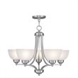 Livex Lighting Somerset Chandelier in Brushed Nickel