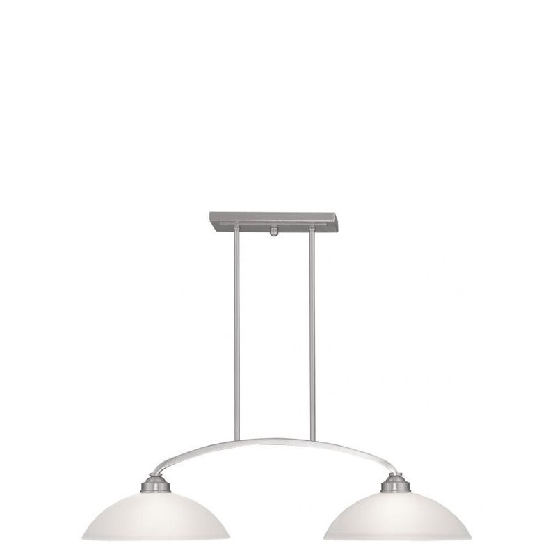 Livex Lighting Somerset Billiard Island in Brushed Nickel