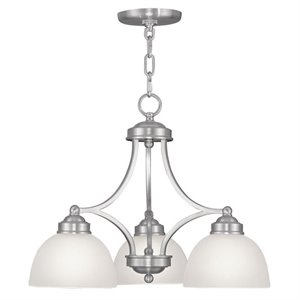 Livex Lighting Somerset Chandelier in Brushed Nickel