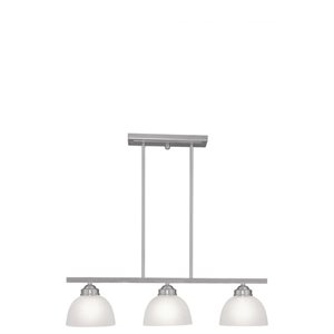 Livex Lighting Somerset Island in Brushed Nickel