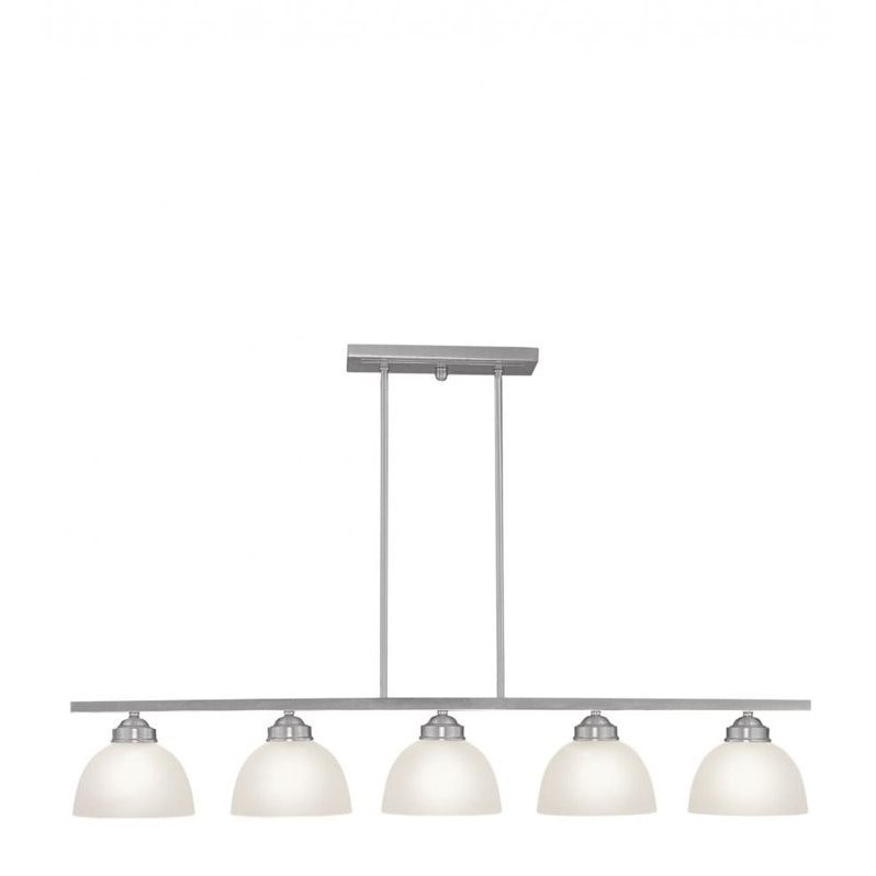 Livex Lighting Somerset Island in Brushed Nickel