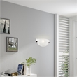 Livex Lighting Oasis 1-Light Metal & Fabric Wall Sconce in Bronze