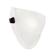Livex Lighting Oasis 1-Light Metal & Fabric Wall Sconce in Bronze