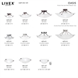 Livex Lighting Oasis 1-Light Metal & Fabric Wall Sconce in Bronze