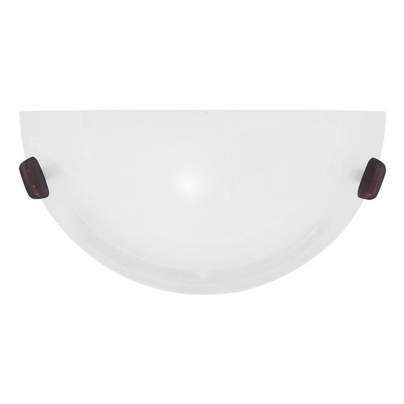 Livex Lighting Oasis 1-Light Metal & Fabric Wall Sconce in Bronze
