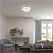 Livex Lighting Oasis 3-Light Contemporary Metal Ceiling Mount in Bronze