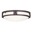 Livex Lighting Titania Ceiling Mount in Bronze