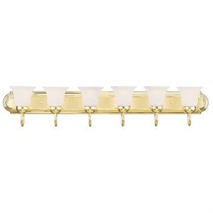 Livex Lighting Riviera Bath Light in Polished Brass