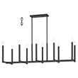 Livex Lighting Alpine Linear Chandelier in Bronze