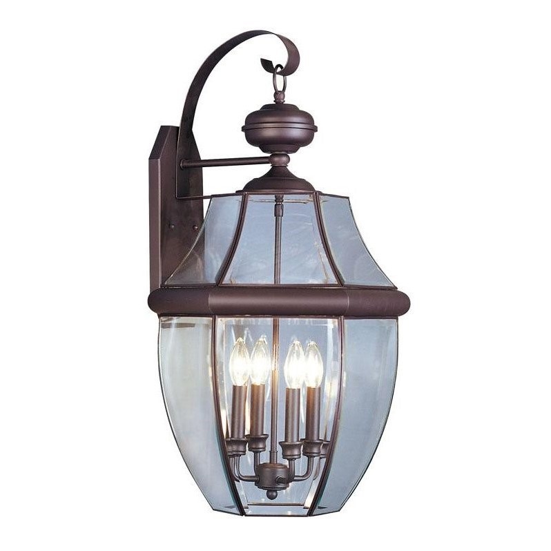 Livex Lighting Monterey Outdoor Wall Lantern in Bronze