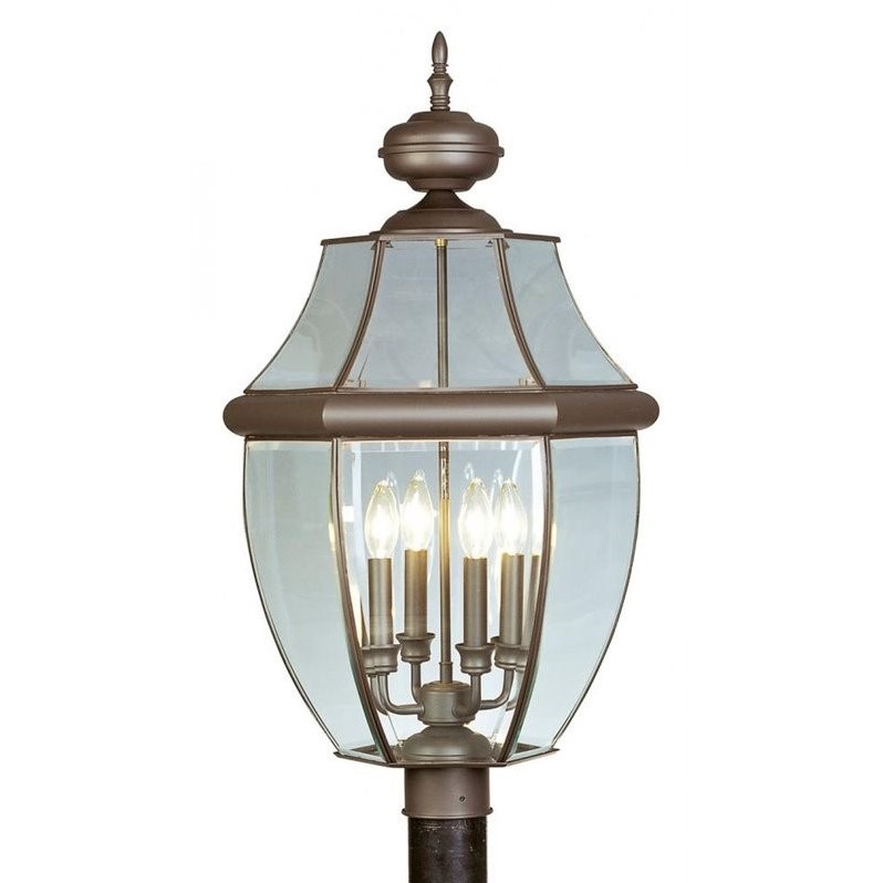 Livex Lighting Monterey Outdoor Post Head in Bronze