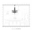 Livex Lighting Villa Verona Chandelier in Bronze with Aged Gold Leaf Multi-Color