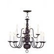 Livex Lighting Williamsburgh Chandelier in Bronze