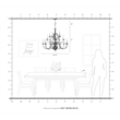 Livex Lighting Williamsburgh Chandelier in Polished Brass