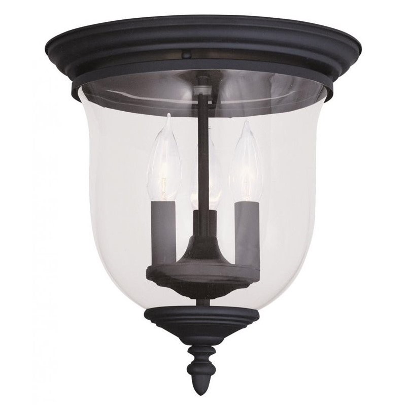 Livex Lighting Legacy Ceiling Mount in Black