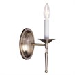 Livex Lighting Williamsburgh 1-Light Wall Sconce in Antique Brass