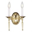 Livex Lighting Williamsburgh Wall Sconce in Polished Brass