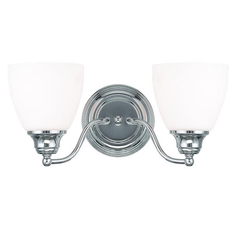 Livex Lighting Somerville 2 Bath Light in Chrome