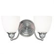 Livex Lighting Somerville 2 Bath Light in Brushed Nickel