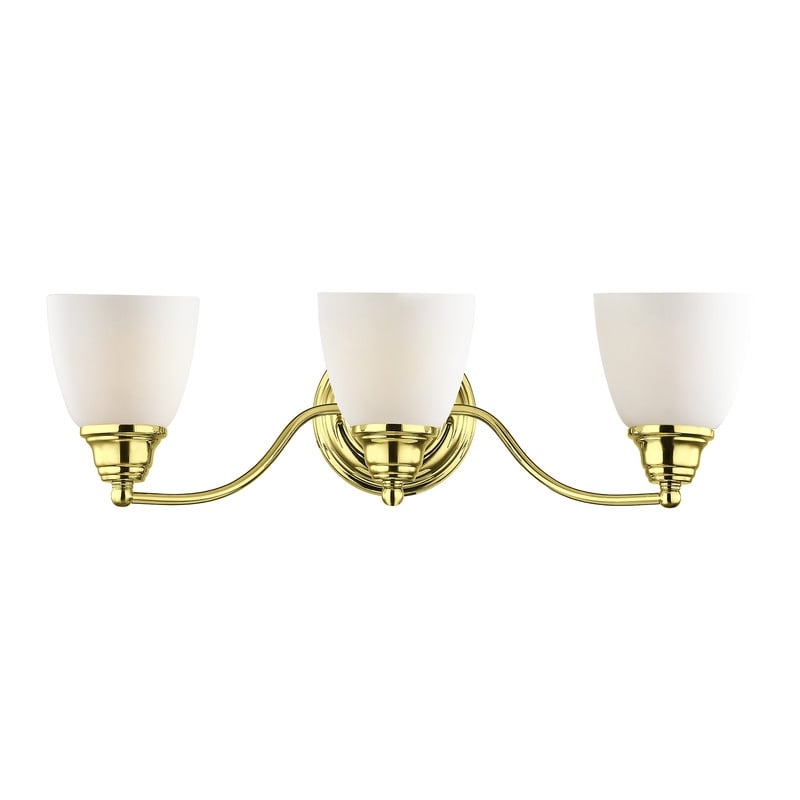 Livex Lighting Somerville Bath Light in Polished Brass
