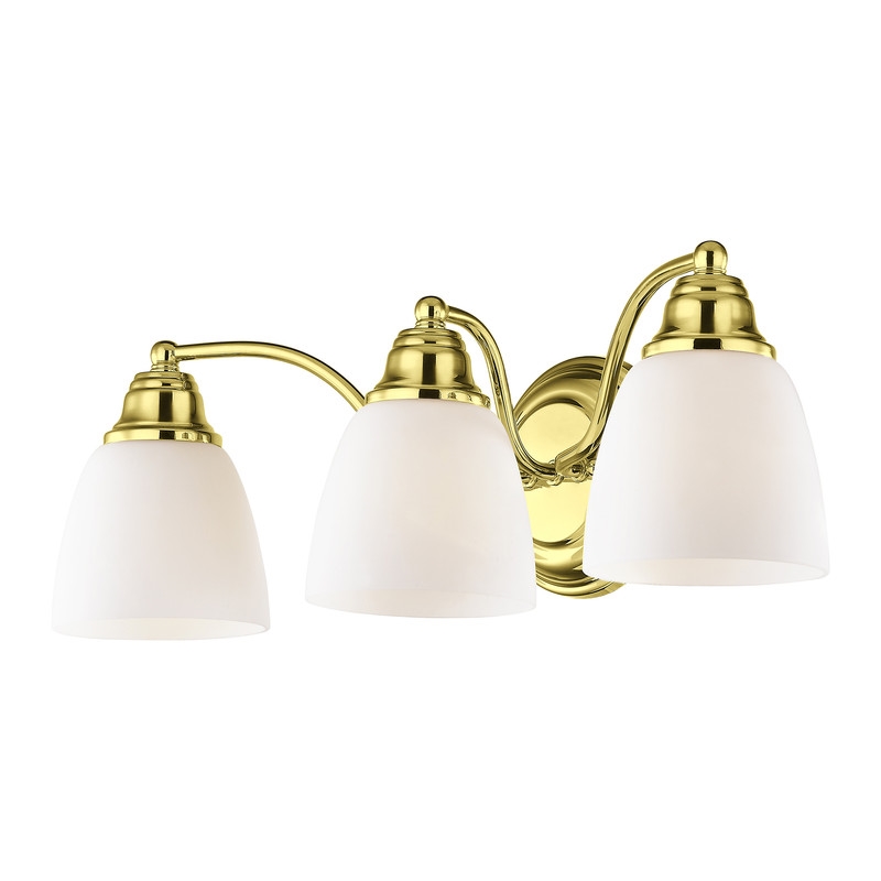 Livex Lighting Somerville Bath Light in Polished Brass