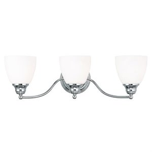 livex lighting somerville bath light in chrome