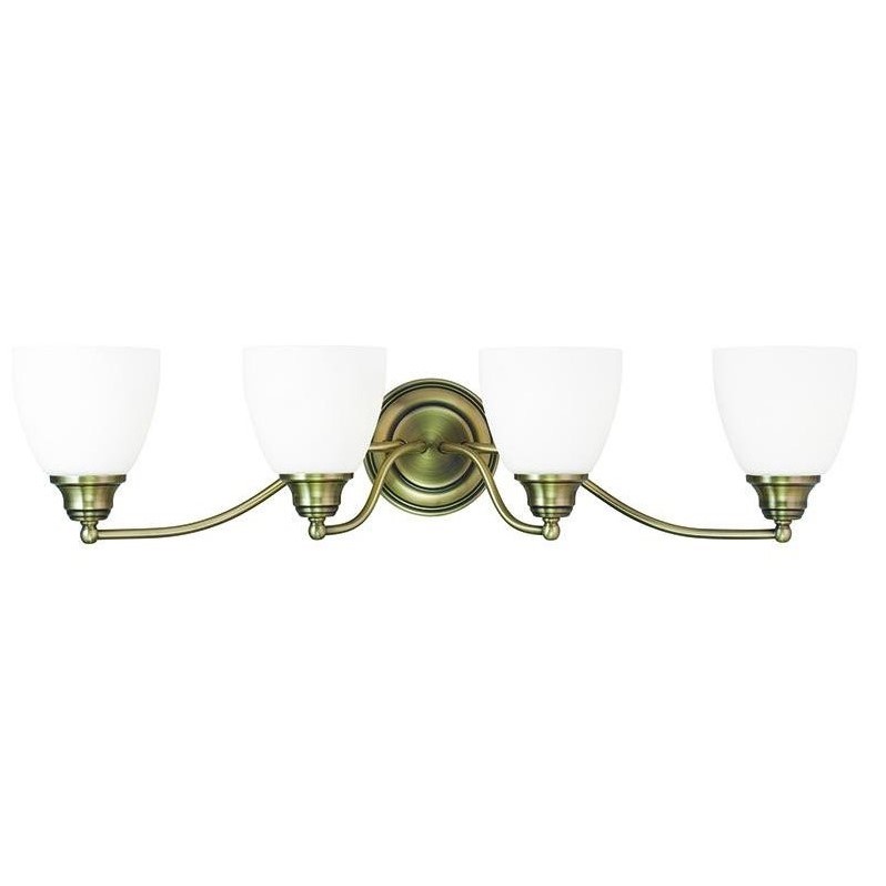 Livex Lighting Somerville Bath Light in Antique Brass