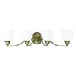 Livex Lighting Somerville Bath Light in Antique Brass
