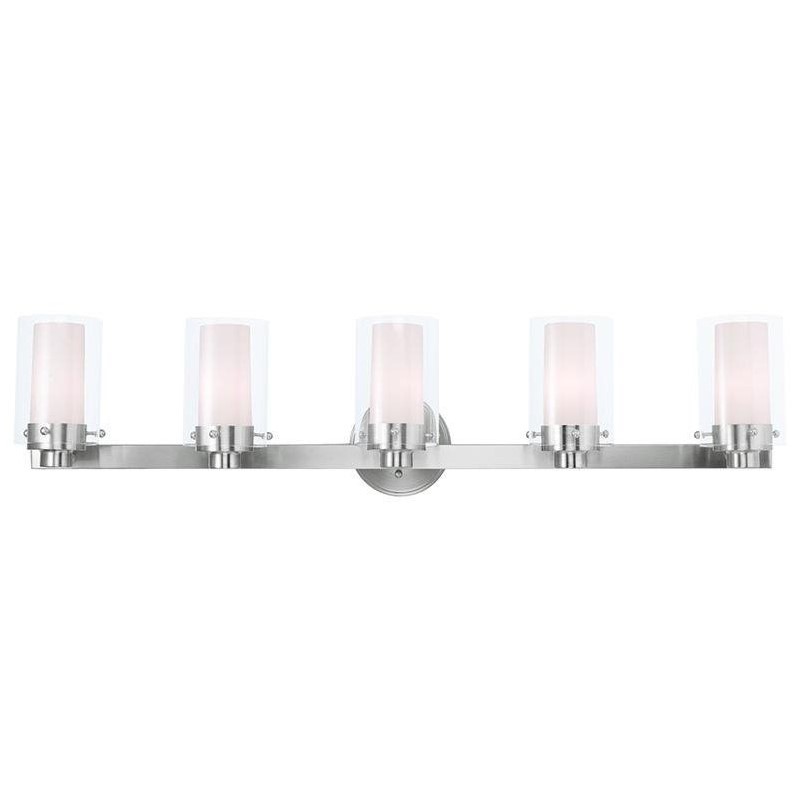 Livex Lighting Manhattan Bath Light in Brushed Nickel
