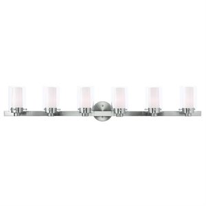 Livex Lighting Manhattan Bath Light in Brushed Nickel