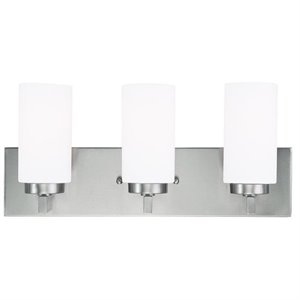Livex Lighting West Lake Bath Light in Brushed Nickel