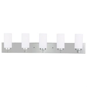 Livex Lighting West Lake Bath Light in Brushed Nickel