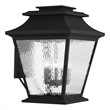 Livex Lighting Hathaway Outdoor Wall Lantern in Black