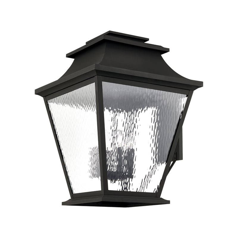 Livex Lighting Hathaway Outdoor Wall Lantern in Black