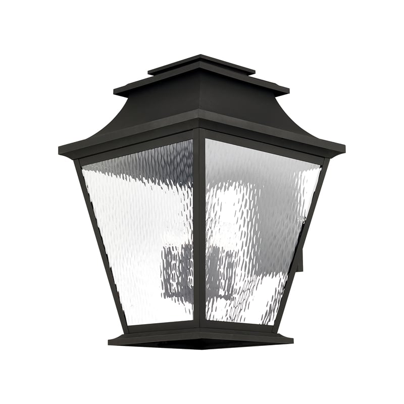 Livex Lighting Hathaway Outdoor Wall Lantern in Black