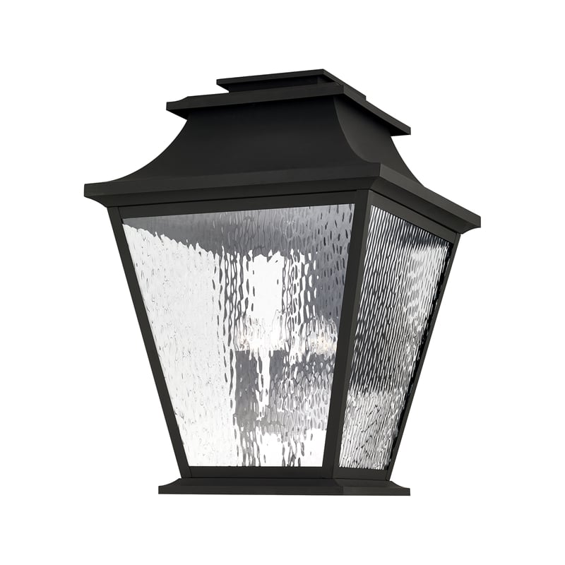 Livex Lighting Hathaway Outdoor Wall Lantern in Black