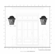 Livex Lighting Hathaway Outdoor Wall Lantern in Black