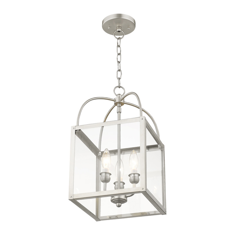 Livex Lighting 3 Light BN Chain Hang/Ceiling Mount