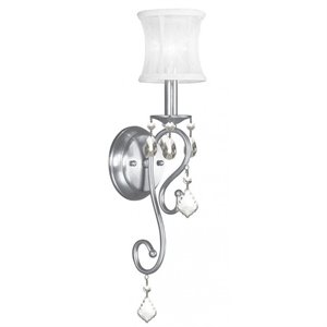 Livex Lighting Newcastle Wall Sconce in Brushed Nickel