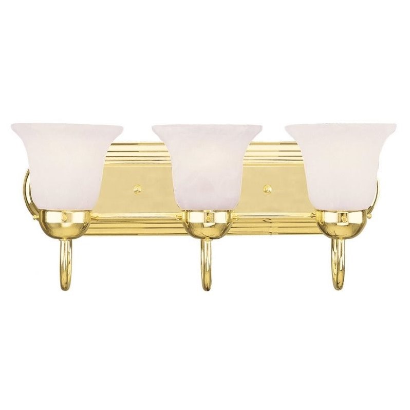 Livex Lighting Riviera Bath Light in Polished Brass