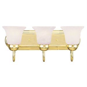 Livex Lighting Riviera Bath Light in Polished Brass