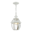 Livex Lighting 1 Light White Outdoor Lantern