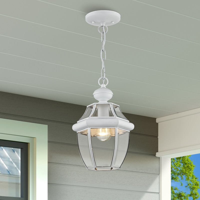 Livex Lighting 1 Light White Outdoor Lantern