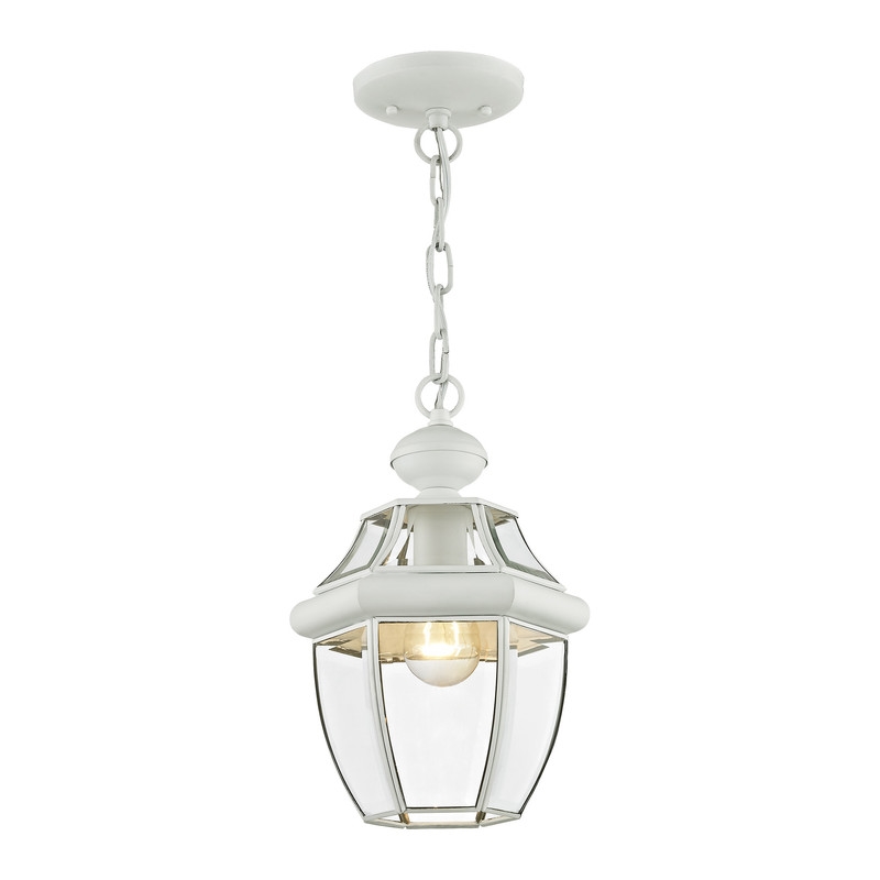 Livex Lighting 1 Light White Outdoor Lantern