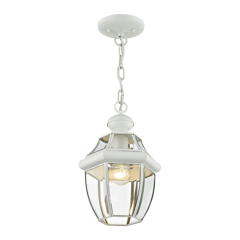 Livex Lighting 1 Light White Outdoor Lantern
