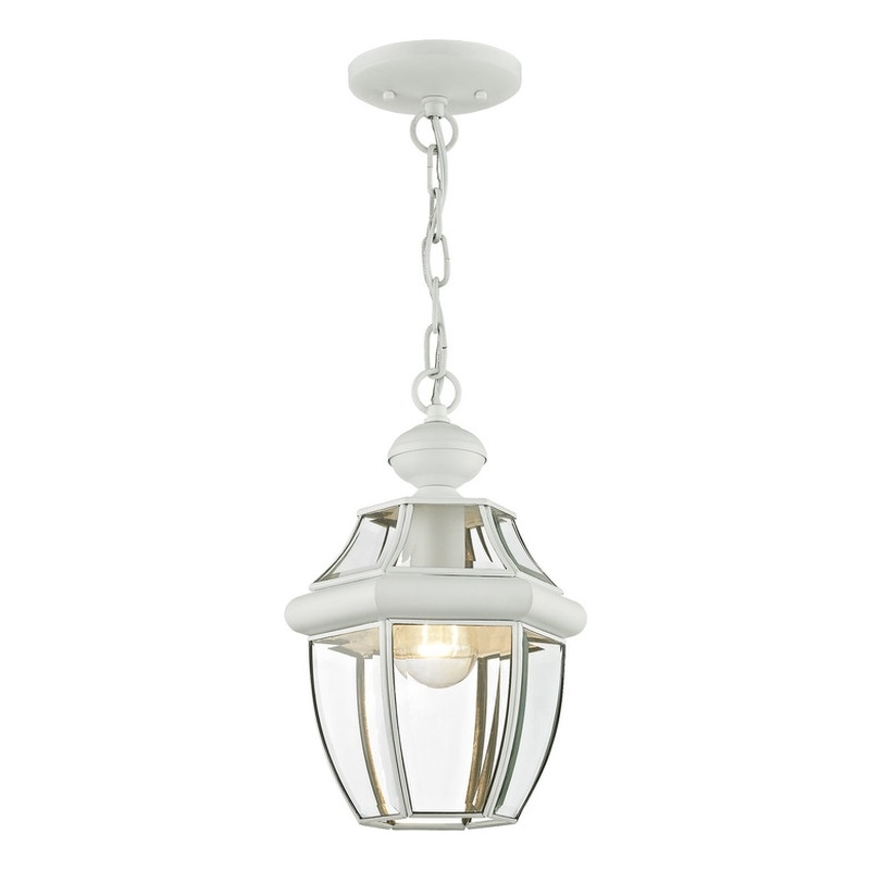 Livex Lighting 1 Light White Outdoor Lantern