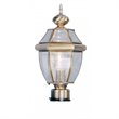 Livex Lighting Monterey Outdoor Post Head in Antique Brass